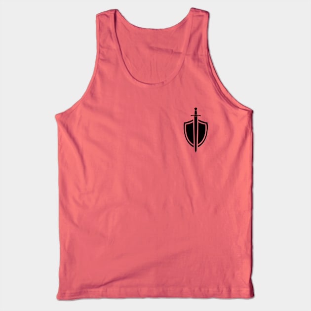 Fighter (Minimalist Class) Tank Top by NerdWordApparel